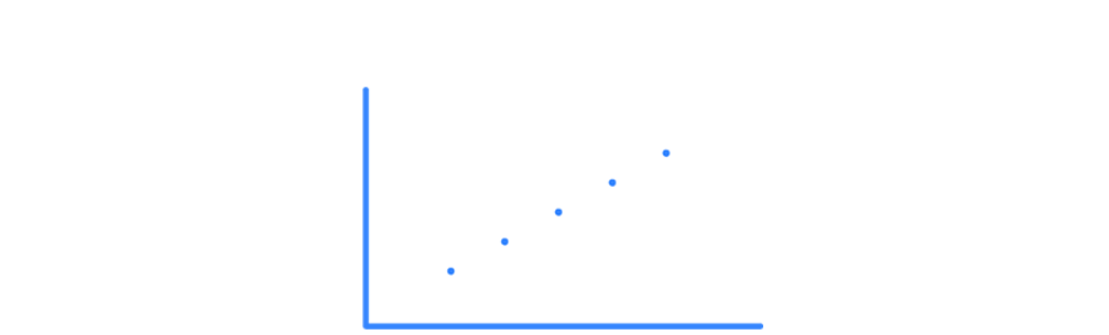 Chart icon with arrow pointing up.